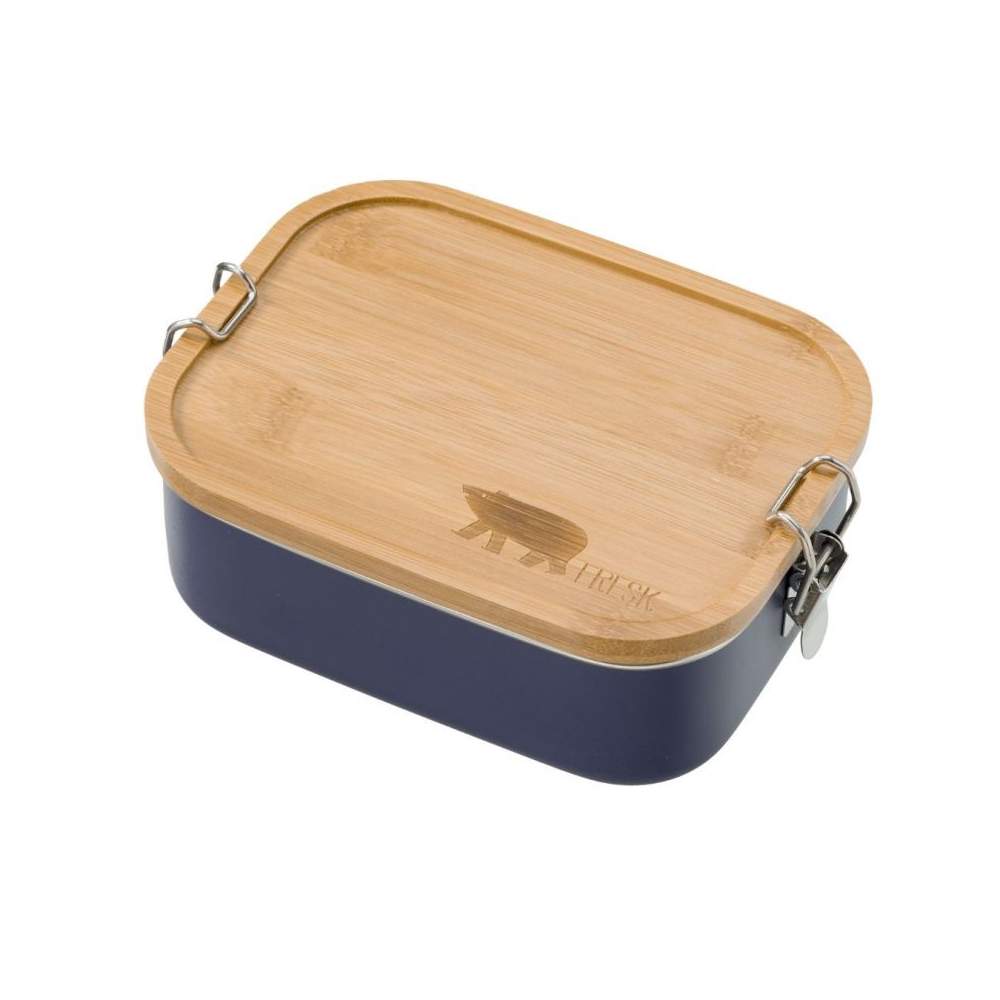 Lunch Box in acciaio e bambù | Fresk Colori Fresk Ink Blue
