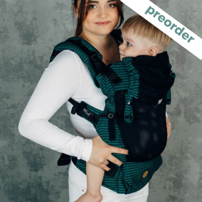 Baby carrier LennyUpGrade Jade Mesh Lenny Lamb