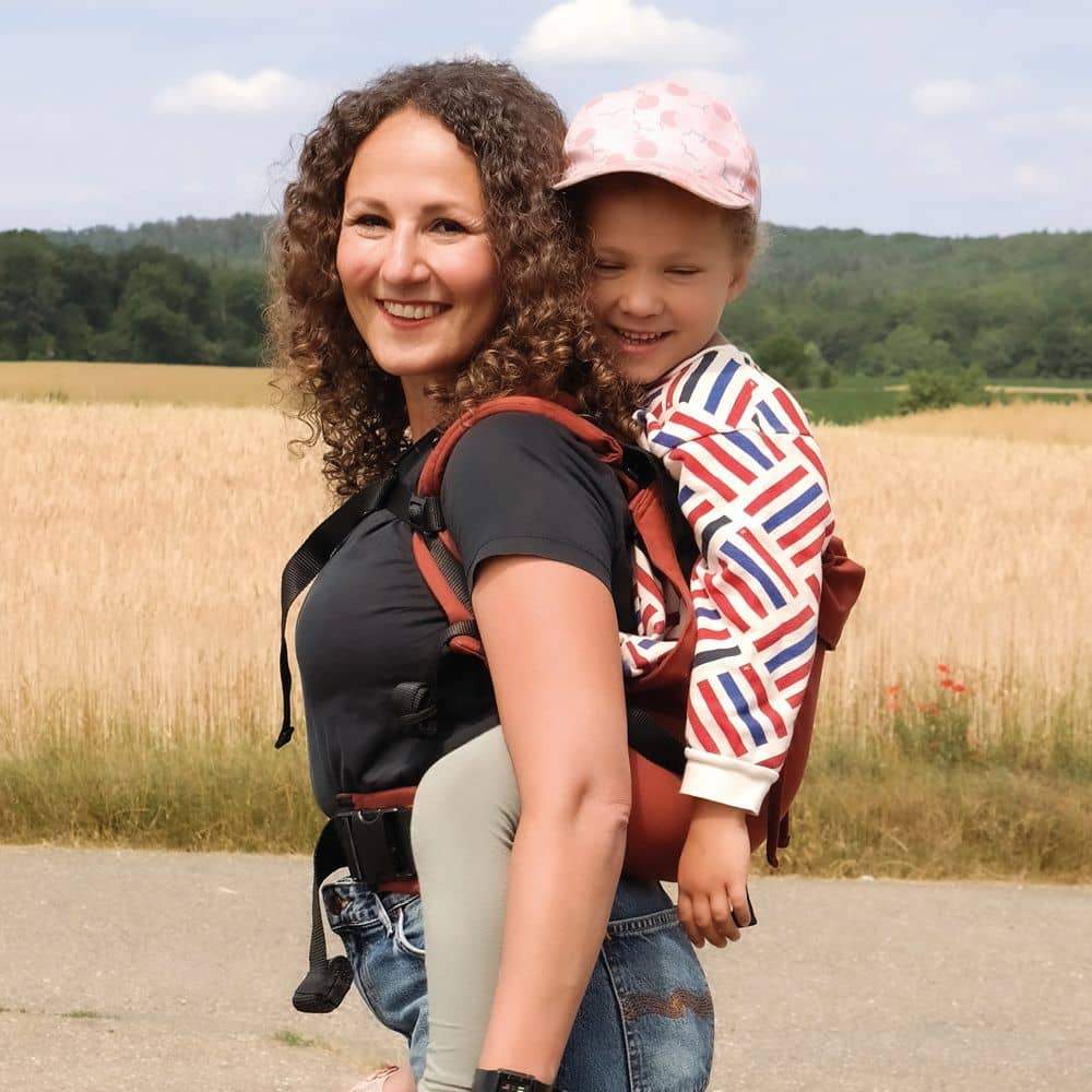 Toddler Baby Carrier Didyfix Rusty Red Didymos