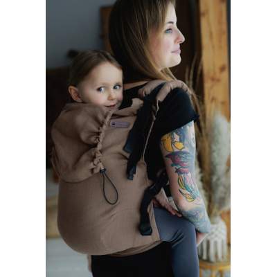 copy of Preschool Ergonomic carrier XL Toddler  Linen Bali Wood | Little Frog