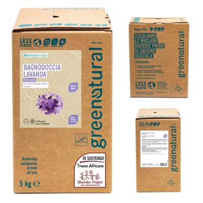 Bag in box Bagnodoccia Rilassante Eco-bio Lavanda | Greenatural