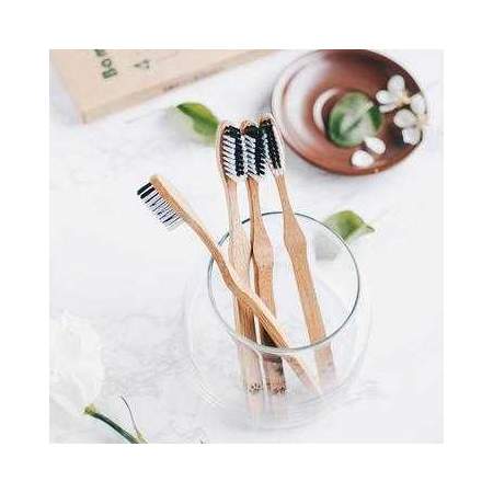 Bamboo Toothbrushes Bambaw (set of 4)