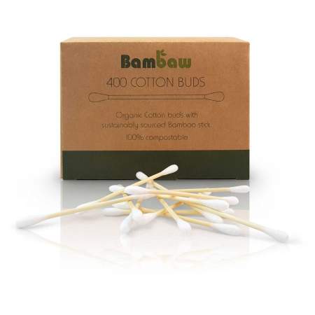 Cotton fioc - Plastic Free - In bamboo e cotone - Bambaw