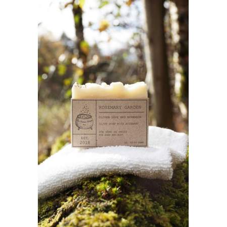 Handmade Solid Soap with Rosemary essential oil Rosemary Garden - The Nature Witch Shop
