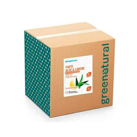 copy of Bag in Box da 10 kg Detergente Liquido Piatti e Stoviglie con olio essenziale di limone e aloe | GreeNatural