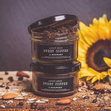 Sweet Coffee Scrub Naturale al caffè per corpo e viso  |  Almara Soap