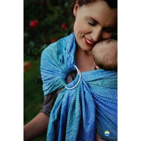 Ring Sling Marine Linen Wildness | Little Frog