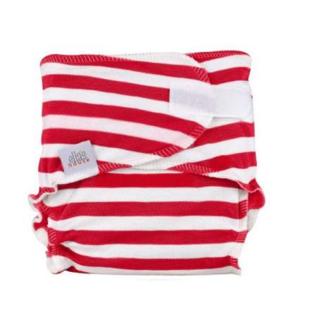 Fitted Newborn Newbie Red Stripes